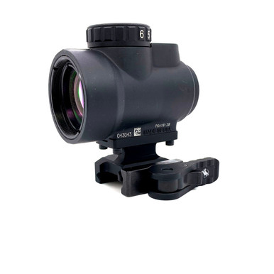 American Defense AD-MRO Optic Quick Release Lightweight Mount - Co-Witness Height, Anodized Black Finish, Fits Trijicon MRO
