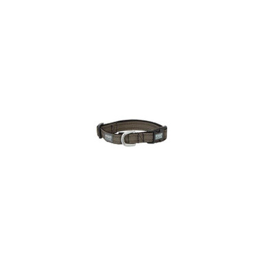 Terrain D.O.G. Canvas Snap-N-Go Adjustable Dog Collar - Large 17" - 25", Olive