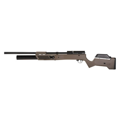 Umarex Gauntlet 2 .22 Cal PCP Air Rifle - 28.5" Barrel, 1050 Feet Per Second, Flat Dark Earth Synthetic Stock with Adjustable Cheek Riser