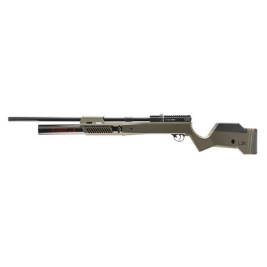 Umarex Gauntlet .30 Cal PCP Air Rifle - 28.5" Barrel, 1000 Feet Per Second, Flat Dark Earth Synthetic Stock with Adjustable Cheek Riser