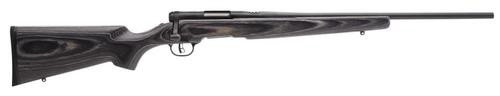 Savage B.MAG Sporter Full Size 17 WSM 8rd,22" Matte Black Sporter Barrel, Matte Black Drilled & Tapped Carbon Steel Receiver, Gray Fixed Laminate Stock