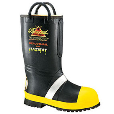 Thorogood Womens Hellfire 14" Insulated Rubber Bunker Black Boots 507-6000