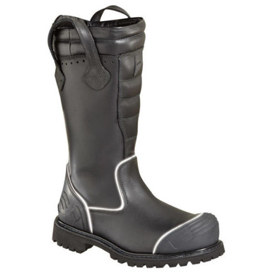 Thorogood Womens QR14 14 Inch Structural Bunker Boot Black Boots 504-6369