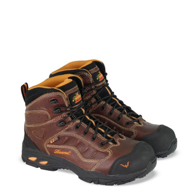 Thorogood Mens VGS 300 SD 8 "Brown CST Hiker Boots 804-4037