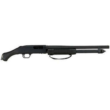 Mossberg 590 Shockwave, 12Ga, 18.5" Barrel, 3" Chamber, 6rd, Synthetic Black Raptor Grip, Blued
