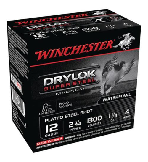 Winchester Super-X Waterfowl Loads 12 Ga, 2.75" 1-1/4 oz 4 Shot 25rd Box