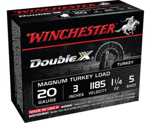Winchester Supreme Double X Turkey 20 Ga, 3", 1 1/4oz, 5 Shot, 10rd Box