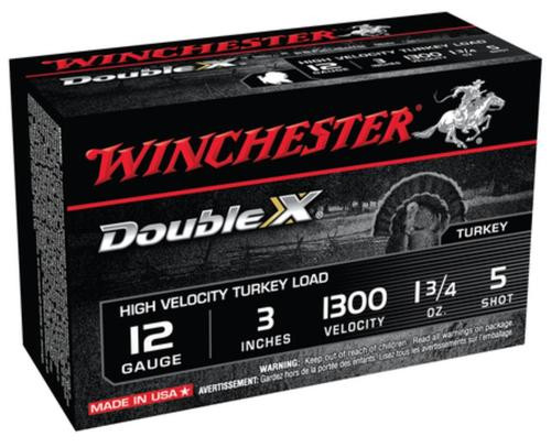 Winchester Supreme Double X Turkey 12 Ga, 3", 1-3/4oz, 5 Shot, 10rd Box