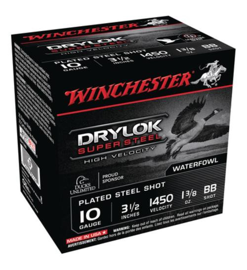 Winchester Supreme HV Steel 10 Ga, 3.5" 1-3/8 oz BB Shot 25rd Box