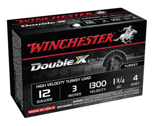Winchester Supreme Double X Turkey 12 Ga, 3", 1-3/4oz, 4 Shot, 10rd Box