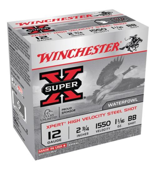 Winchester Xpert Hi-Velocity 12 Ga, 2.75", 1-1/8oz, BB Shot, 25rd Box
