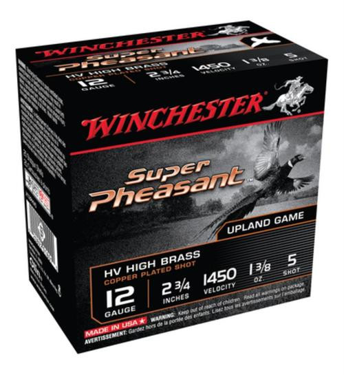 Winchester Super-X Pheasant High Velocity 12 Ga, 2.75", 1.375oz, 1450 FPS, 5 Shot, 25rd Box