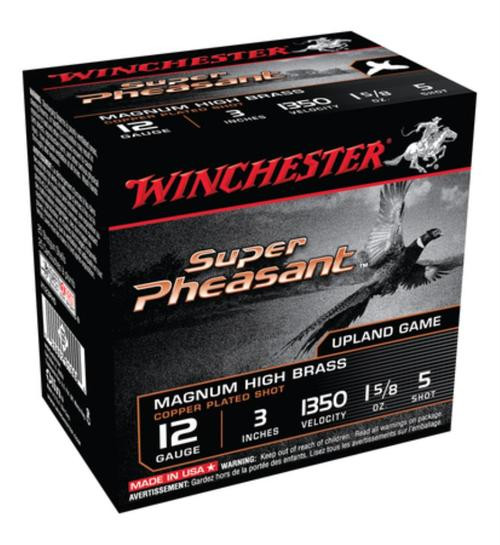 Winchester Super-X Pheasant 12 Ga, 3", 1350 FPS, 1.625oz, 5 Shot, 25rd Box