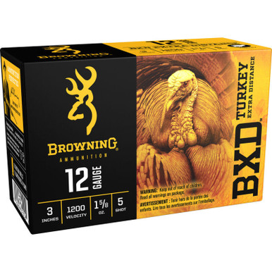 Browning 12 Gauge Ammo 3" 1-5/8 oz. #5 Shot 10 Rounds
