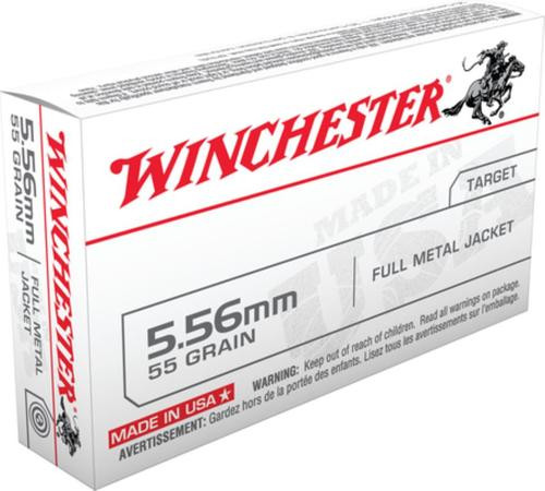 Winchester M193 5.56x45mm NATO, 55gr, Full Metal Jacket, 20rd Box
