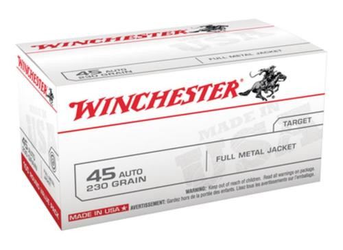 Winchester .45 ACP, 230gr, Full Metal Jacket, 100rd Box