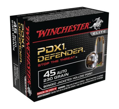 Winchester Bonded PDX1 Defender .45 Auto 230gr, Bonded PDX1 20rd Box