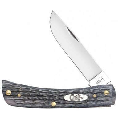 Case XX Pocket Worn Jigged Gray Bone Sodbuster Jr Carbon Steel Folding Pocket Knife