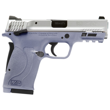 Smith & Wesson M&P380 Shield Ez Orchid / Stainless .380 Acp 3.675" Barrel 8-Rnd Manual Safety