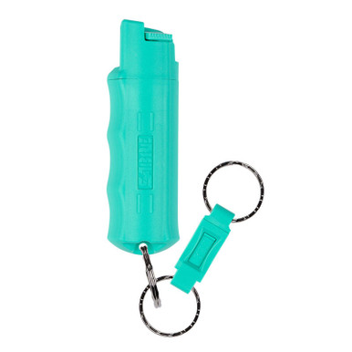 SABRE 2-IN-1 PEPPER GEL WITH DETACHABLE SAFETY WHISTLE KEYCHAIN