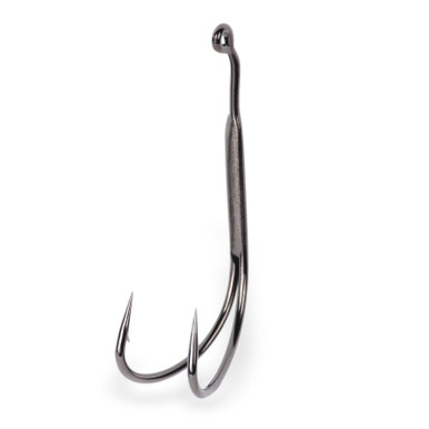Mustad Plastic Frog 1X Double Hook w/ Spring Baitkeeper