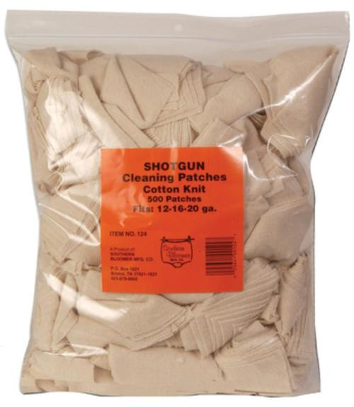 Southern Bloomer Cleaning Patches Shotguns, All Gauges, 500/Pack