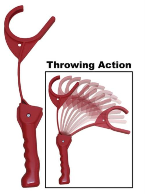 MTM Molded Products Case Gard E-Z Throw 3 Clay Target Thrower With Pivital Arm Swing, Red