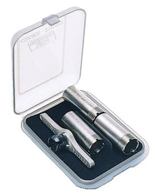 MTM Small Choke Tube Case, 3 Extended, Clear Smoke