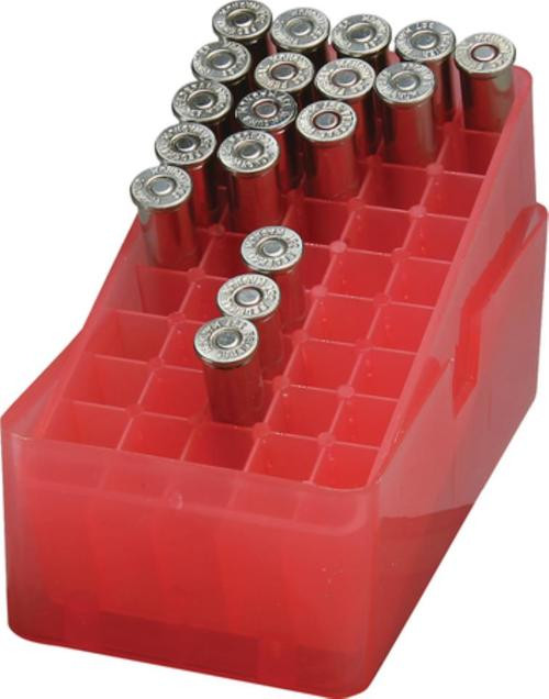 MTM Case Gard E-50 Slip-Top Boxes .38 & .357 Magnum Red