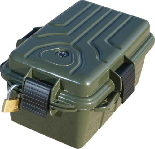 MTM Case Gard Survivor Dry Box, Water Resistant, 10x7x5", Forest Green