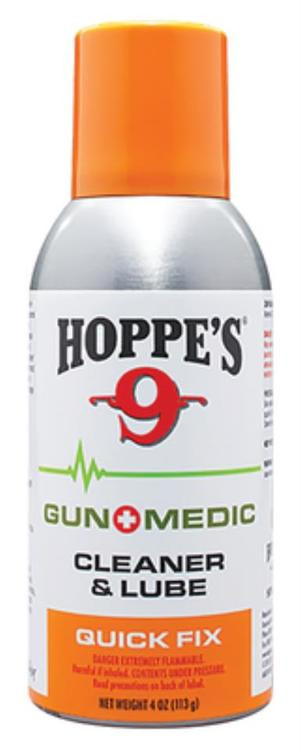 Hoppe's Gun Medic Cleaner & Lube, Quick Fix, Liquid, 4oz, Bottle
