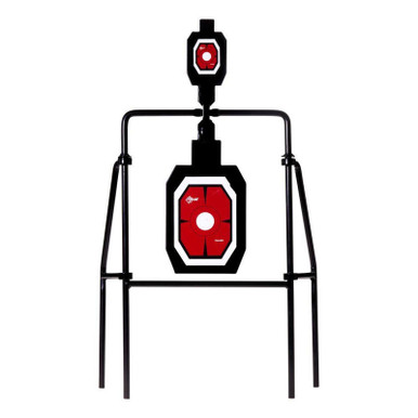 Allen EZ Aim Silhouette Spinner Target System Rimfire Rounds & Centerfire Pistols Black/Red/White