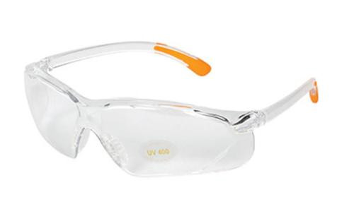 Allen Shooting Glasses, Clear/Orange Finish
