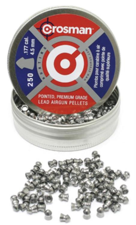 Crosman Premier Pointed 177 Lead Pointed Hunting Pellet 250/Tin
