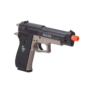 GameFace GFRAP22KT Recon Spring-Powered Single-Shot Combat Pistol Black Holster Dark Earth/Black