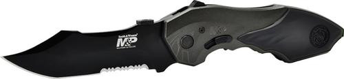 Smith & Wesson Knife M&p 2nd Gen Spring Assist 3.5" Serrated Bowie