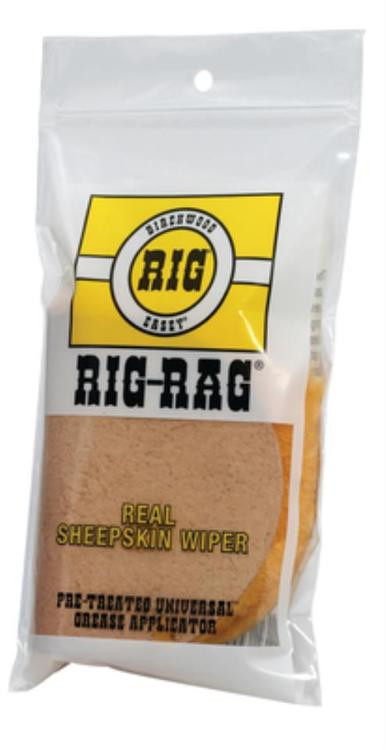 Birchwood Casey Rig-Rag Universal Grease Applicator, Sheepskin Cloth