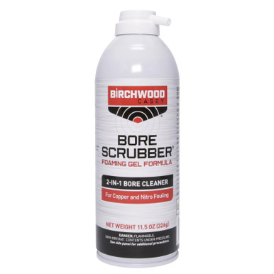 Birchwood Casey Bore Scrubber Foaming Gel Bore Cleaner 11.5 Ounce Aerosol Can
