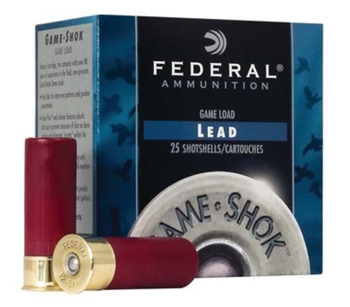 Federal, Game Load, Hi-Brass, 16 Gauge, 2.75", #7.5, 3 1/4 Dram, 1 1/8 oz, Shot, 25rd Box