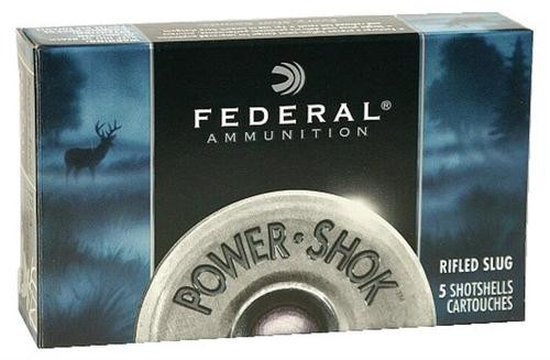 Federal Power-Shok Rifled Slug 16 GA, 2.75", 7/8 oz, 5rd Box