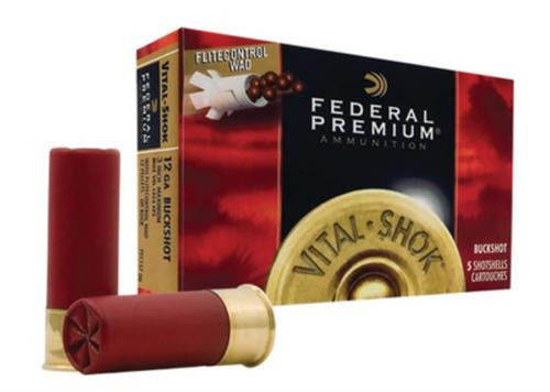 Federal Premium FLITECONTROL 12 Ga 2.75", 00 Buck, Buckshot, 9 Pellets, 5rd Box