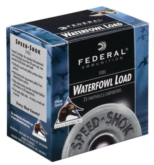 Federal Speed-Shok Steel 16 Ga, 2.75", 1350 FPS, 0.9375oz, 4 Shot 25rd Box