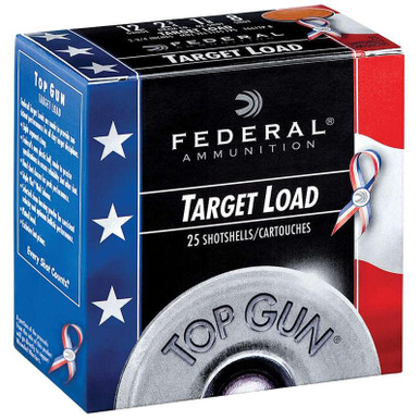 Federal TGL12US8 Top Gun Special Edition Red, White & Blue 12 Gauge 2.75" 1 1/8 oz 8 Shot 25 Rounds