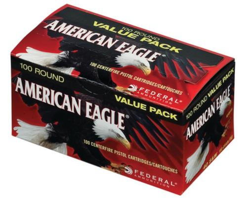 Federal American Eagle .40 Smith & Wesson 180gr, Full Metal Jacket 100 Rounds Per Box