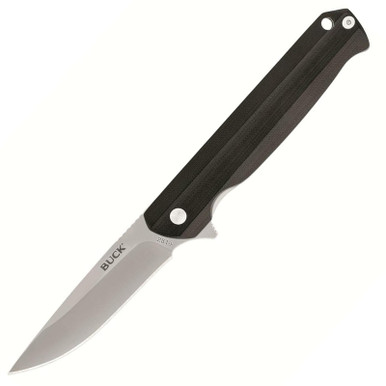 Buck Knifes 251 Langford Folding 3.375" Drop Point 7Cr17MoV Stainless Satin Blade G-10 Handle Black