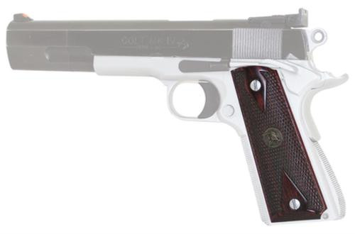 Lyman Custom Laminate Grip Panels For 1911 Pistols Double Diamond Pattern Checkering Rosewood
