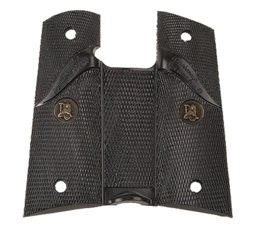Pachmayr Signature, o Backstrap Pistol Grip, 1911 Officers, Checkered, Black