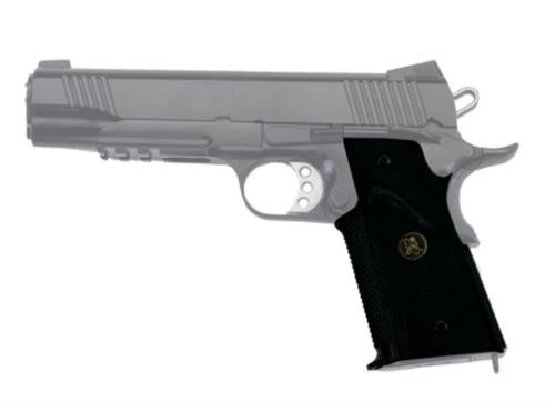 Pachmayr Signature Pistol Grip, Thumb Swell 1911, Checkered, Black