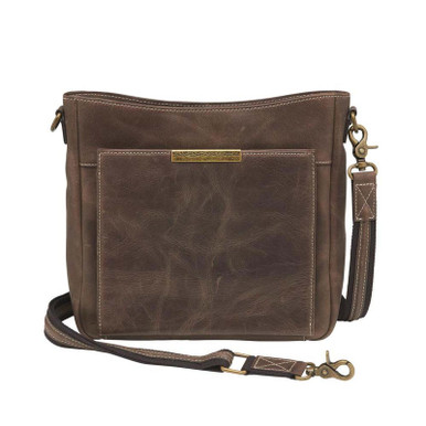 GTM Slim Crossbody Distressed Buffalo CCW Purse