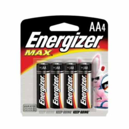 Energizer AA Max Silver 1.5V Alkaline, Qty (4) Single Pack